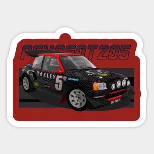 Peugeot 205 T16 Group B Sticker